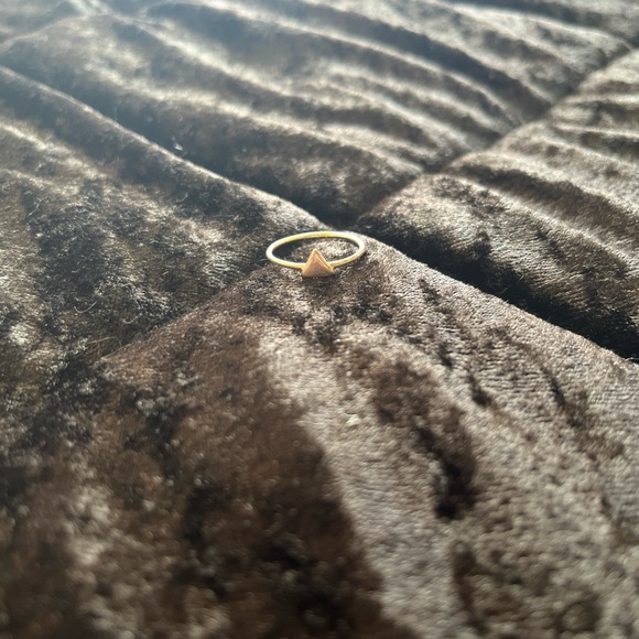 Silver triangle ring - Picture 1 of 1